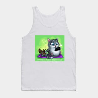 Yoga cat Tank Top